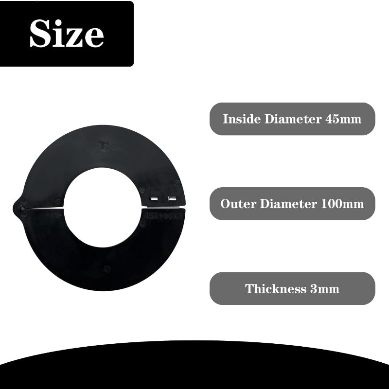 Excavator Bucket Pin Shim Washer Kit 45mm Hardened Steel Bushing Spacers,Reduce Bucket Wobble,For Mini Excavator Backhoe Skid Steer