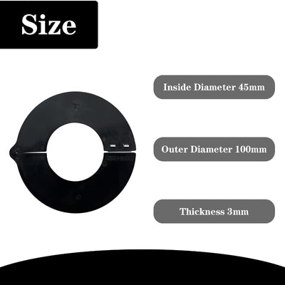 Excavator Bucket Pin Shim Washer Kit 45mm Hardened Steel Bushing Spacers,Reduce Bucket Wobble,For Mini Excavator Backhoe Skid Steer
