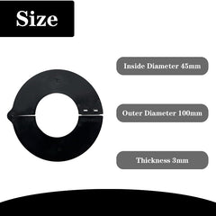 Excavator Bucket Pin Shim Washer Kit 45mm Hardened Steel Bushing Spacers,Reduce Bucket Wobble,For Mini Excavator Backhoe Skid Steer