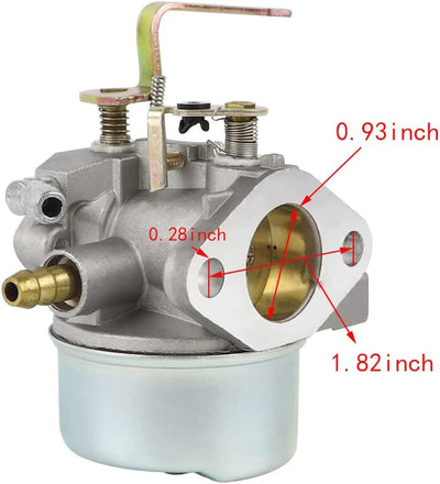 Carbureur 640260 pour moteur Tecumseh 640260 640260A 640260B 640269 HM80 HM85 HM90 HM100 LH318XA LH358XA 8hp -10hp, kit avec filtre à air et bougie d'allumage, pour générateurs Coleman Craftsman
