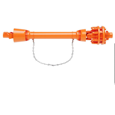 Wide Angle PTO Shaft,43-57 Inch PTO Shaft,1-3/8 Inch 6 Spline Brush Hog Drive Shaft with Slip Clutch, Series 5 Tractor PTO Driveline for Rotary Mower Tiller