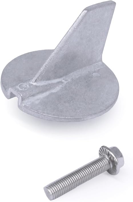 Boat Motor 6E5-45371-01 Tab Trim Anode for Yamaha Outboard Engine 115HP-225HP 2/4-stroke, fits Sierra 18-6097 buymachineryparts