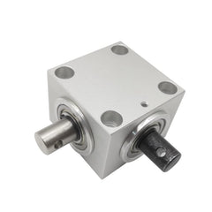 1:1 Right Angle Bevel Gearbox 1.5 Module 20 Teeth 90 Degree Drive Steering Gear with 15mm Shaft, Aluminum Alloy & #45 Steel - DIY & Equipment Right-Angle Drive