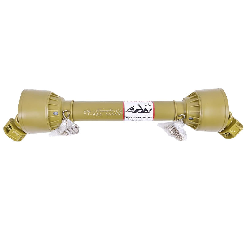 PTO Shaft 1-3/8" 6-Spline 27"-35" Series 4 Driveline for Rotary Cutter Brush Hog Tiller, Standard Agricultural PTO Drive Shaft