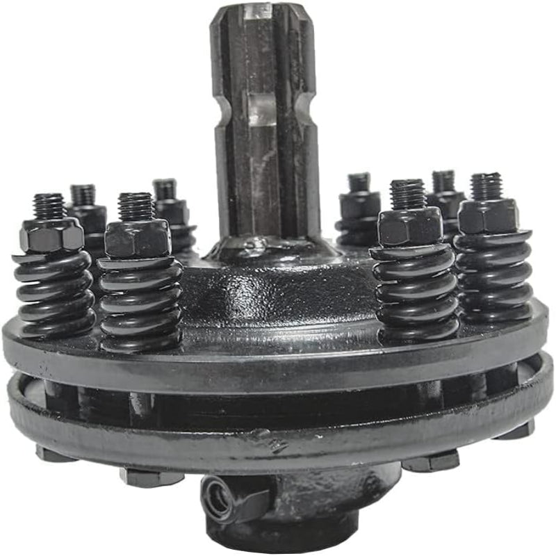 Tractor PTO Slip Clutch 1-3/8" x 6-Spline Both Ends, Adjustable Friction Clutch 30-50 HP 900 Nm for Rotary Cutter PTO Driveline