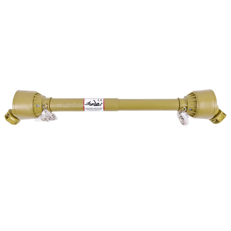 PTO Shaft 1-3/8" 6-Spline 27"-35" Series 4 Driveline for Rotary Cutter Brush Hog Tiller, Standard Agricultural PTO Drive Shaft