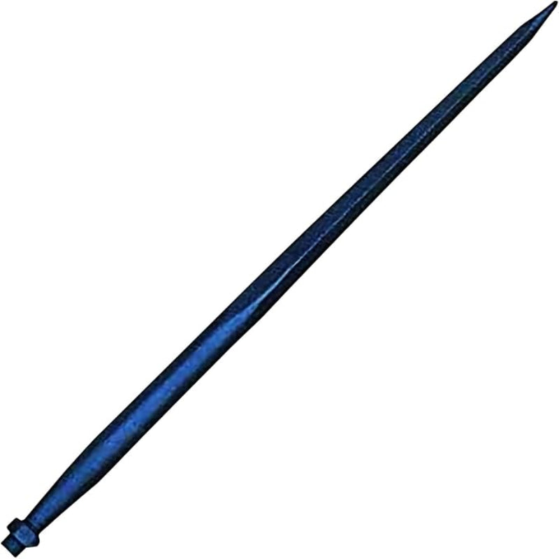49" Hay Bale Spear 3000 LBs Capacity, C-2 Bale Spike Square Tapered Forged - 1 3/4" Conus 2, Bale Hay Spike with Hex Nut