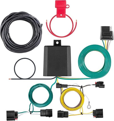 56426 Arnés de cableado de remolque personalizado de 4 pines para el lado del vehículo, compatible con algunos modelos de Jeep Grand Cherokee