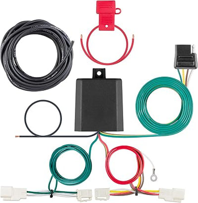 56434 Vehicle-Side Custom 4-Pin Trailer Wiring Harness, Fits Select Toyota RAV4, Black