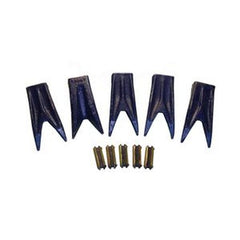 5 Sets Aftermarket Bucket Tooth & Flexpin for Excavator ¨C H&L Tooth 230TW/23FP