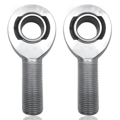 Extremo de varilla esférico, soporte de eje de dirección con rótula esférica, rosca macho derecha de 3/4"-16 x orificio de 3/4", rosca de 3/4"-16 (0.75-2PCS)