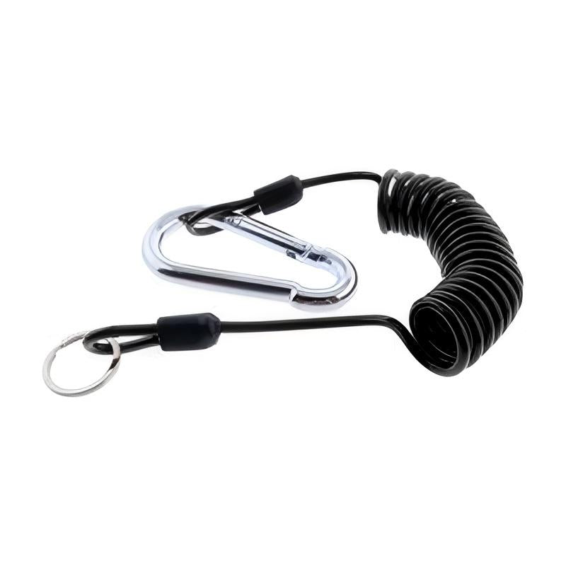 6 Foot Black Trailer Breakaway Cable Trailer Safety Rope