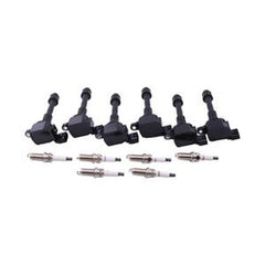 6 Pack Ignition Coil & Spark Plug for Nissan/Infiniti 2001-2020