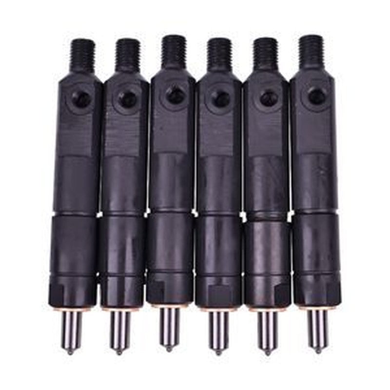 6-Piece Fuel Injector 2645A032 3637183M91 for Perkins 1006-6 Engine & Massey Ferguson Tractors