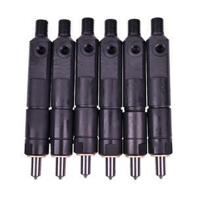6-Piece Fuel Injector 2645A032 3637183M91 for Perkins 1006-6 Engine & Massey Ferguson Tractors