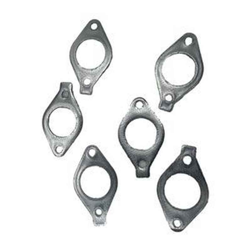 6-Piece Exhaust Manifold Gasket 109-5313 for Caterpillar CAT Excavators 3176B C-12 C-10 345B 365B