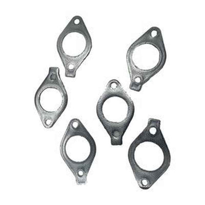 6-Piece Exhaust Manifold Gasket 109-5313 for Caterpillar CAT Excavators 3176B C-12 C-10 345B 365B
