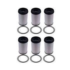 6 PCS Heavy-Duty Fuel Filter P552709 FS20176 R61709 DDER61709 for Detroit DD13/15/16/5 Engines