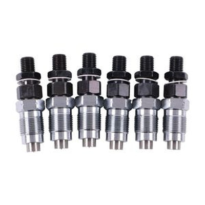 6-Piece Fuel Injector Set 093500-5760 & 23600-19045 for Toyota 1HZ/2C Engine