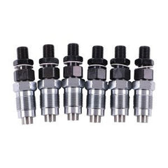 6-Piece Fuel Injector Set 093500-5760 & 23600-19045 for Toyota 1HZ/2C Engine