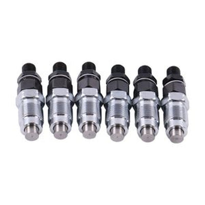6-Piece Fuel Injector Set 093500-5760 & 23600-19045 for Toyota 1HZ/2C Engine