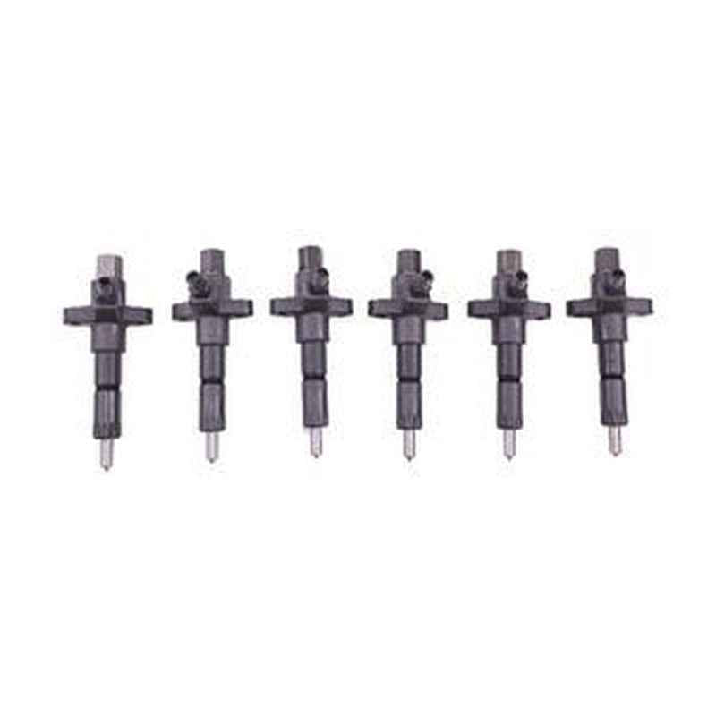 6-Piece Fuel Injector Set 1153001042 for Isuzu 6BG1 Engine