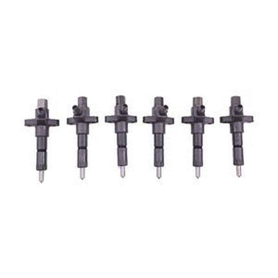 6-Piece Fuel Injector Set 1153001042 for Isuzu 6BG1 Engine