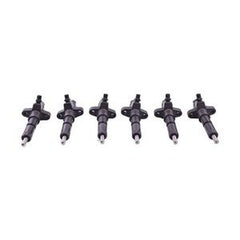 6-Piece Fuel Injector Set 1153001042 for Isuzu 6BG1 Engine buymachineryparts