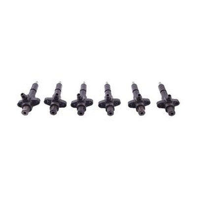 6-Piece Fuel Injector Set 1153001042 for Isuzu 6BG1 Engine