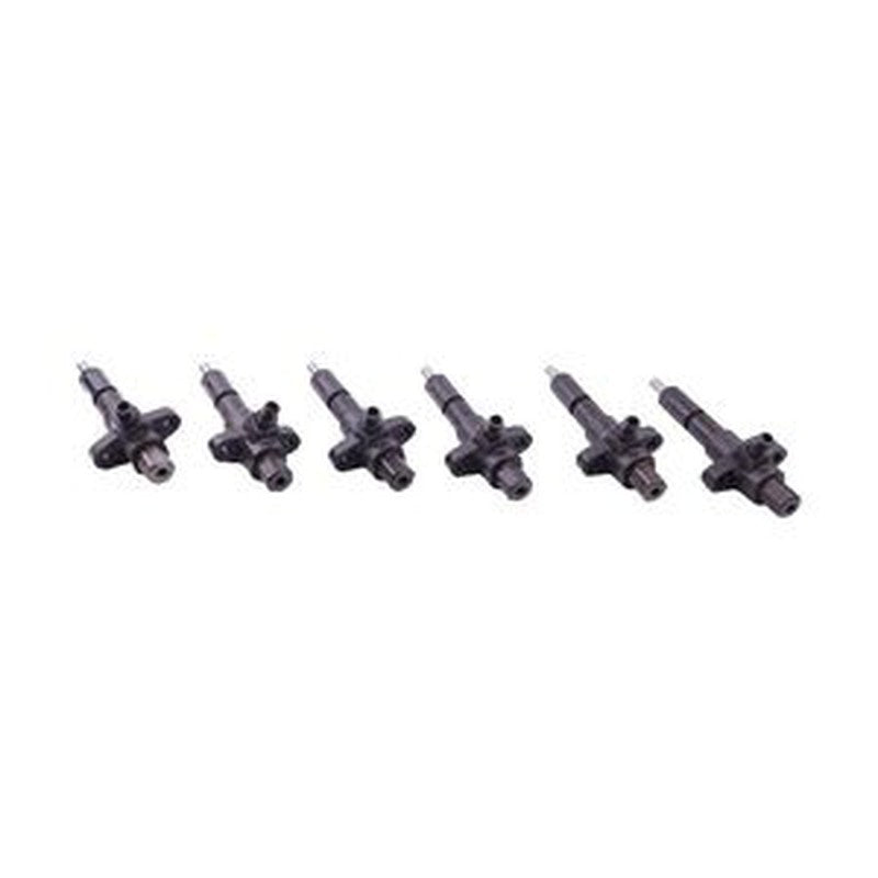 6-Piece Fuel Injector Set 1153001042 for Isuzu 6BG1 Engine buymachineryparts