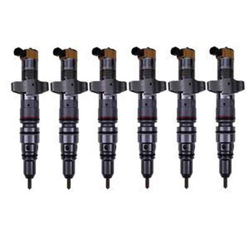 6 Pcs Fuel Injector 387-9432 for Caterpillar CAT C9 Engine Excavators 330D 330DL
