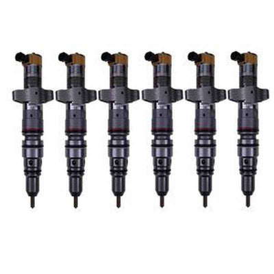6 Pcs Fuel Injector 387-9432 for Caterpillar CAT C9 Engine Excavators 330D 330DL