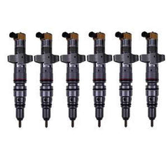 6 Pcs Fuel Injector 387-9432 for Caterpillar CAT C9 Engine Excavators 330D 330DL
