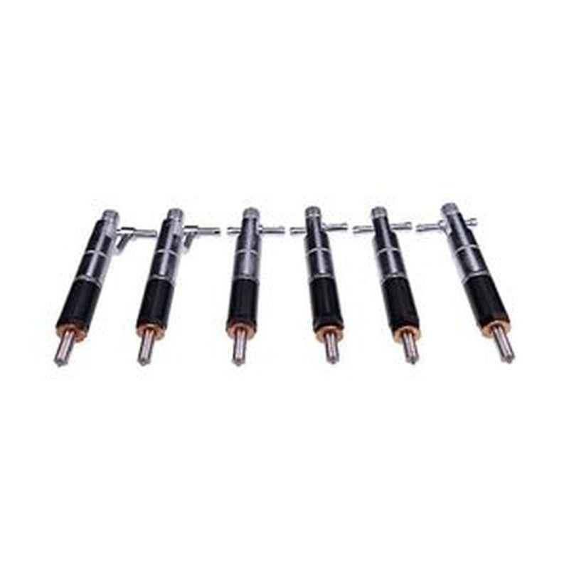 6 Pcs Fuel Injector 105118-4890 for Komatsu 6D95 Engine Excavator buymachineryparts