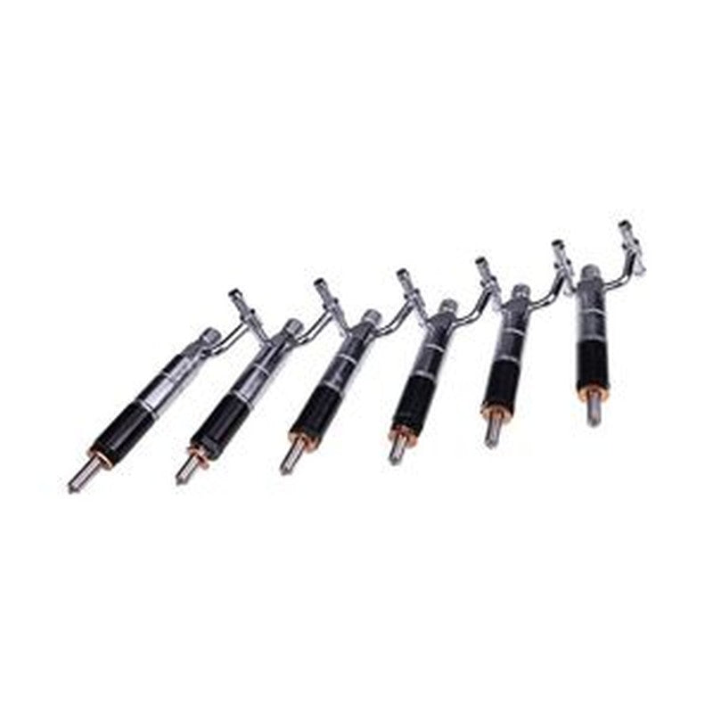 6 Pcs Fuel Injector 105118-4890 for Komatsu 6D95 Engine Excavator buymachineryparts