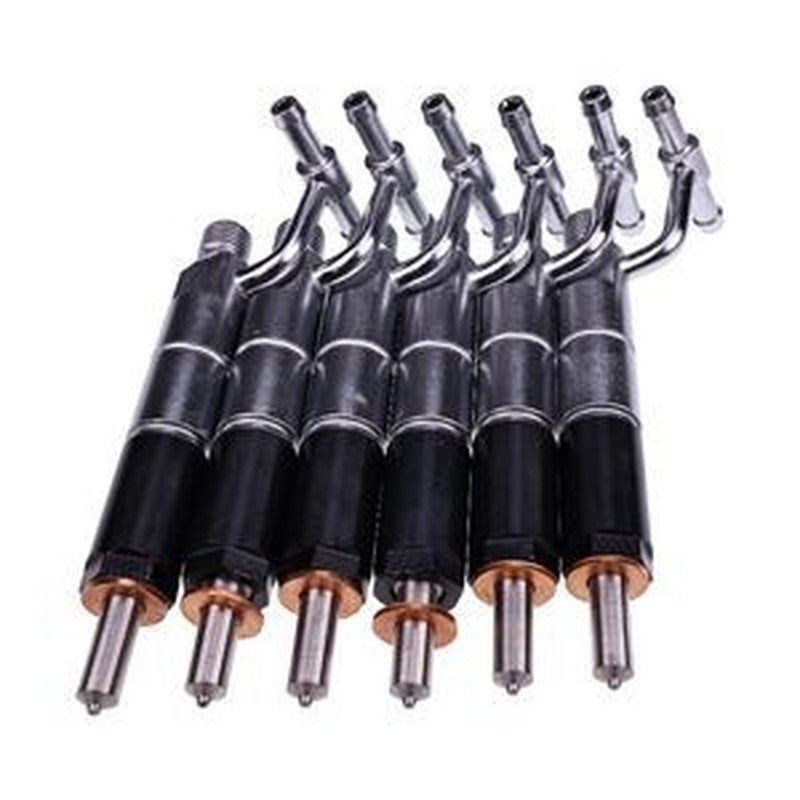 6 Pcs Fuel Injector 105118-4890 for Komatsu 6D95 Engine Excavator