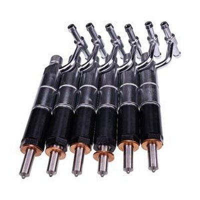 6 Pcs Fuel Injector 105118-4890 for Komatsu 6D95 Engine Excavator