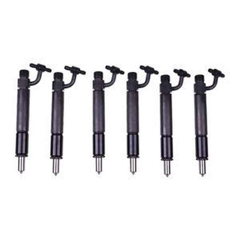 6 Fuel Injectors 1806407C91 780332 for Navistar DT466 Engine