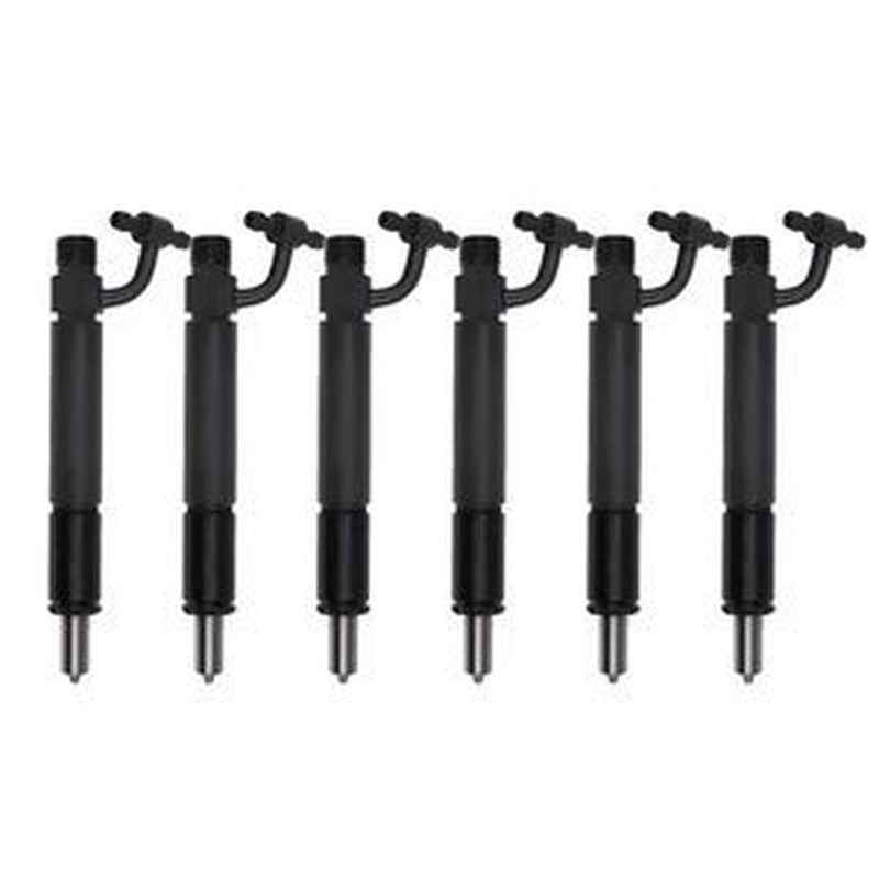 6-Piece Fuel Injector Set 1809759C91 780333 for Navistar DT466 Engine