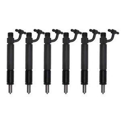 6-Piece Fuel Injector Set 1809759C91 780333 for Navistar DT466 Engine