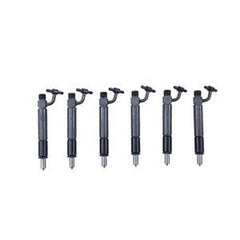 6-Piece Fuel Injector Set 1809761C91 780334 for Navistar DT466 Engine