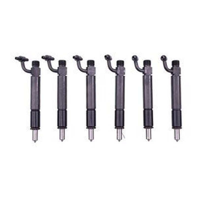 6-Piece Fuel Injector Set 1817104C91 781778 for Navistar DT466 Engine