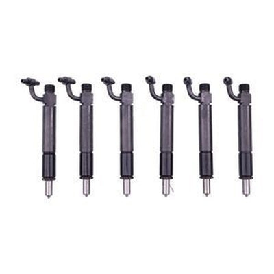 6-Piece Fuel Injector Set 1817104C91 781778 for Navistar DT466 Engine