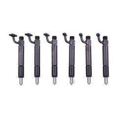 6-Piece Fuel Injector Set 1817104C91 781778 for Navistar DT466 Engine