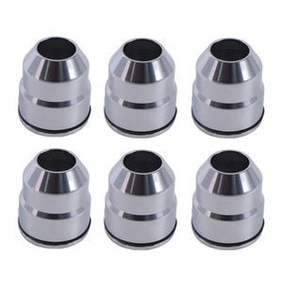 6-Piece Fuel Injector Sleeve Kit 3680873 3412352 for Cummins ISX QSX Engines