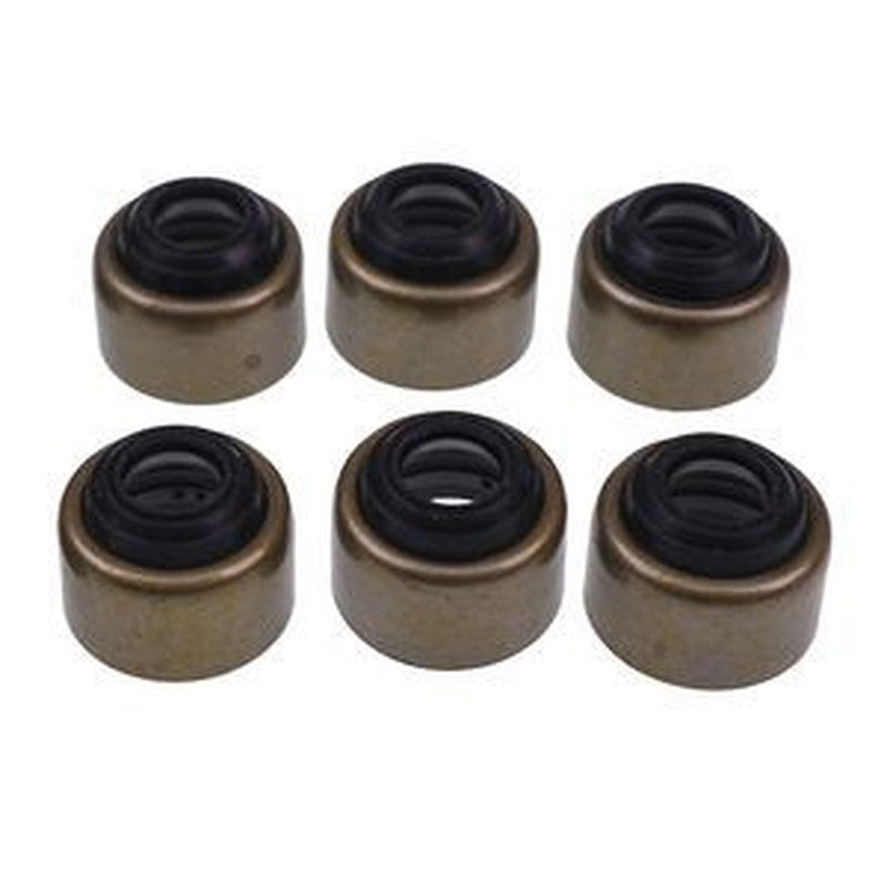 6-Piece Valve Stem Seal 11420-13150 for Komatsu Excavator SOLAR 015