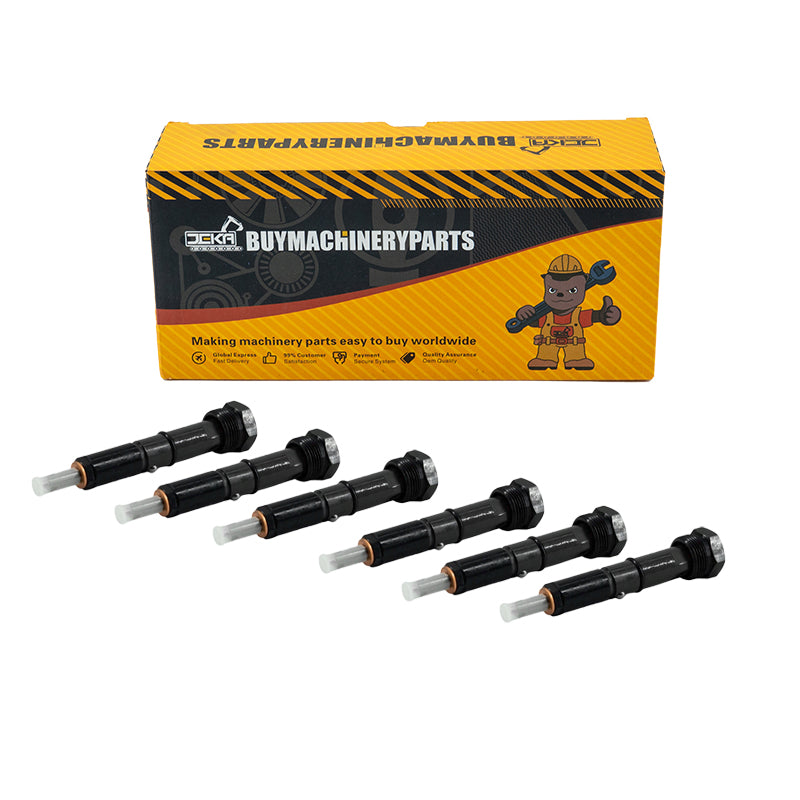 6-Piece Fuel Injector 6736-13-3100 6736133100 for Komatsu SA6D102E-2 Engine buymachineryparts