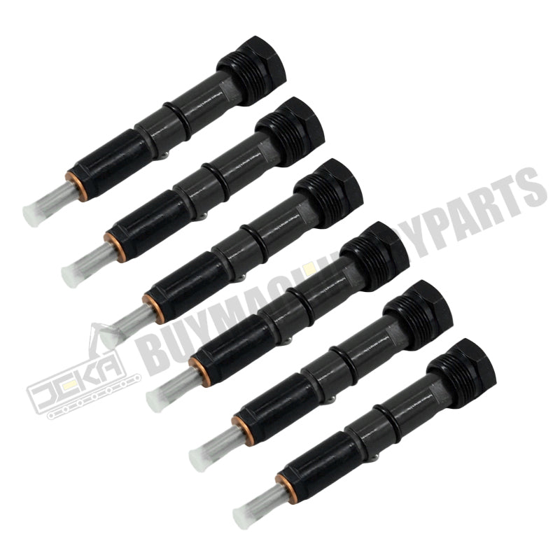 6-Piece Fuel Injector 6736-13-3100 6736133100 for Komatsu SA6D102E-2 Engine buymachineryparts