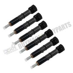 6-Piece Fuel Injector 6736-13-3100 6736133100 for Komatsu SA6D102E-2 Engine buymachineryparts