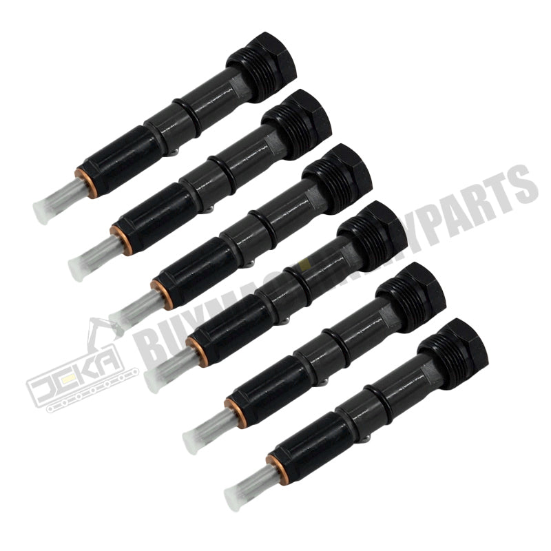 6-Piece Fuel Injector 6736-13-3100 6736133100 for Komatsu SA6D102E-2 Engine buymachineryparts